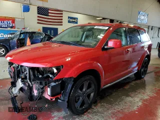2018 Dodge Journey Crossroad z VIN 3C4PDDGG7JT504126, wystawiony jako Copart lot #55911855 z przebiegiem 107 564 mil mil oraz Szkoda całkowita • Salvage title. Historia ofert i sprzedaży dostępna na DreamBid. Obrazek 1.