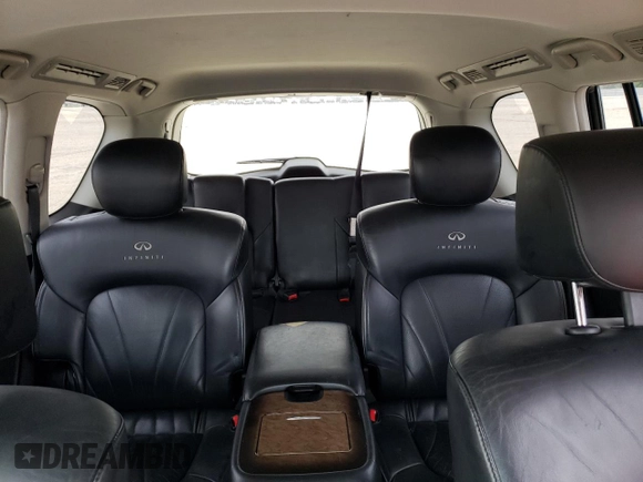 2012 Infiniti QX56 7-passenger with VIN JN8AZ2NE5C9016354, listed as a Copart auction lot 53390775 with 209,990 mi miles and Salvage Title. Bid and sale history available at carsss.com. Image 10.