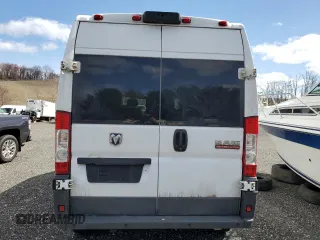2018 Ram ProMaster Cargo with VIN 3C6TRVDG7JE135743, listed as a Copart auction lot 49235825 with 78,580 mi miles and Salvage Title. Bid and sale history available at DreamBid. Image 6.