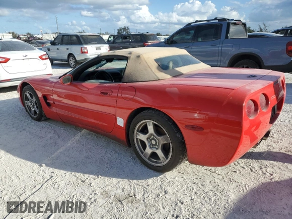 1998 Chevrolet Corvette with VIN 1G1YY32G5W5113566, listed as a Copart auction lot 76464194 with 0 mi miles and Salvage Title. Bid and sale history available at carsss.com. Image 2.