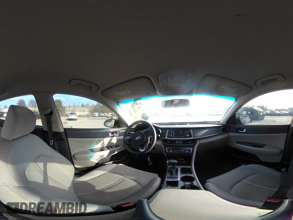 2016 Kia Optima LX with VIN KNAGT4L30G5081448, listed as a IAAI auction lot 41887881 with 95,214 mi miles. Bid and sale history available at carsss.com. Image 18.