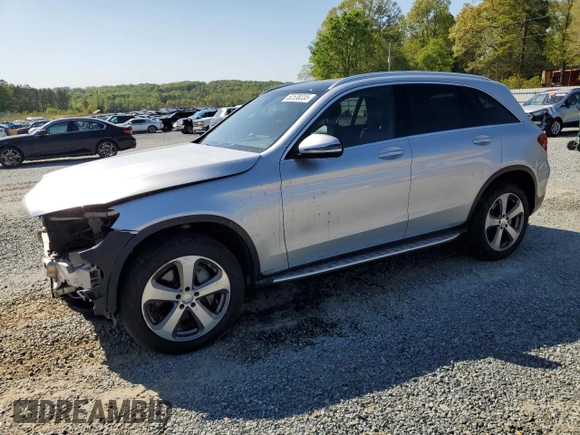 2016 Mercedes-Benz GLC with VIN WDC0G4KB7GF088113, listed as a Copart auction lot 52538335 with 130,006 mi miles and Salvage Title. Bid and sale history available at carsss.com. Image 1.