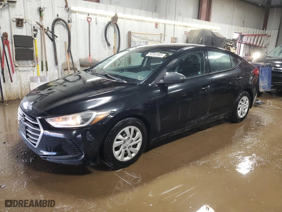 2018 Hyundai Elantra SE with VIN 5NPD74LF9JH393330, listed as a Copart auction lot 50383995 with 154,328 mi miles and Salvage Title. Bid and sale history available at carsss.com. Image 1.