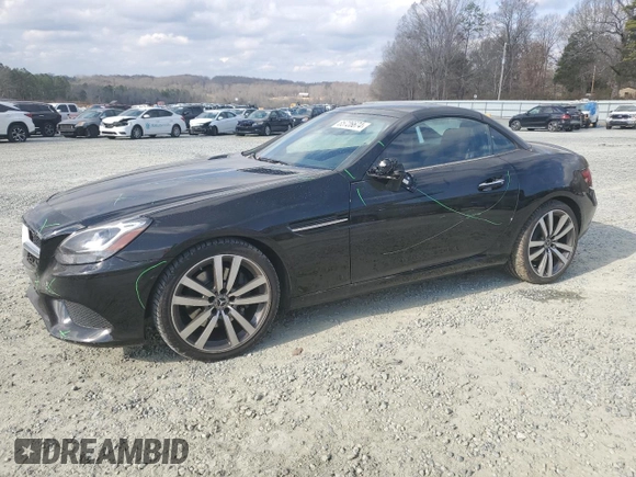 2018 Mercedes-Benz SLC 300 z VIN WDDPK3JA0JF151653, wystawiony jako Copart lot #85726674 z przebiegiem 25 147 mil mil oraz Szkoda całkowita • Salvage title. Historia ofert i sprzedaży dostępna na DreamBid. Obrazek 1.
