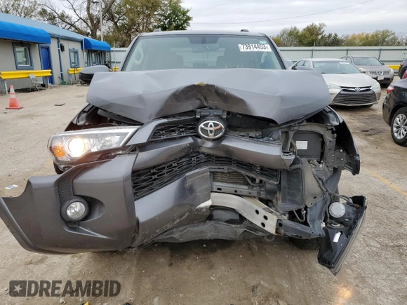 2019 Toyota 4Runner SR5 with VIN JTEBU5JR6K5736868, listed as a Copart auction lot 73914453 with 85,513 mi miles and Salvage title. Bid and sale history available at DreamBid. Image 5.