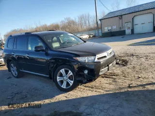 2011 Toyota Highlander Hybrid Limited with VIN JTEDC3EH0B2001564, listed as a Copart auction lot 82548214 with 0 mi miles and Salvage Title. Bid and sale history available at carsss.com. Image 4.