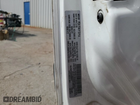 2019 Ram ProMaster City Cargo Tradesman with VIN ZFBHRFAB3K6M96572, listed as a Copart auction lot 48829804 with 108,237 mi miles and . Bid and sale history available at DreamBid. Image 12.