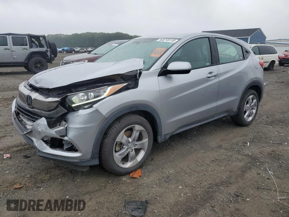 2021 Honda HR-V LX with VIN 3CZRU6H32MM701102, listed as a Copart auction lot 63215115 with 82,333 mi miles and Salvage title. Bid and sale history available at DreamBid. Image 1.