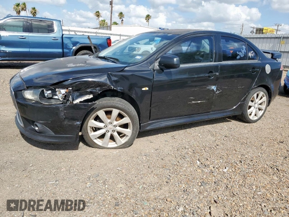 2012 Mitsubishi Lancer GT with VIN JA32U8FW0CU013382, listed as a Copart auction lot 60754055 with 156,160 mi miles and Salvage title. Bid and sale history available at DreamBid. Image 1.