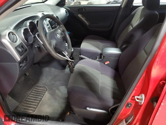 2006 Toyota Matrix STD with VIN 2T1KR32E96C603651, listed as a Copart auction lot 61500995 with 192,651 mi miles and Salvage title. Bid and sale history available at DreamBid. Image 7.