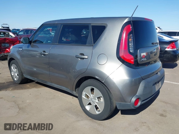 2016 Kia Soul with VIN KNDJN2A24G7283392, listed as a IAAI auction lot 42033055 with 17,237 mi miles and . Bid and sale history available at DreamBid. Image 3.