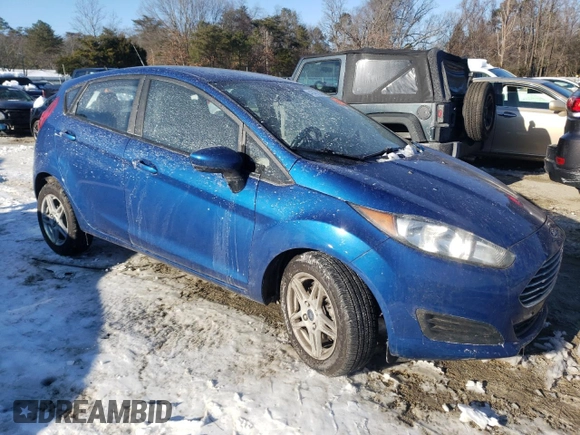 2019 Ford Fiesta SE with VIN 3FADP4EJ3KM102209, listed as a Copart auction lot 41431045 with 93,838 mi miles and Salvage Title. Bid and sale history available at DreamBid. Image 4.