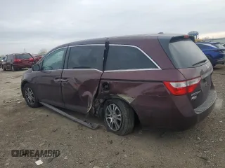 2011 Honda Odyssey EX-L with VIN 5FNRL5H69BB057080, listed as a Copart auction lot 41984785 with 152,963 mi miles and Salvage Title. Bid and sale history available at DreamBid. Image 2.