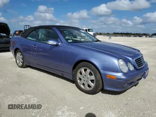 2003 Mercedes-Benz CLK 320 with VIN WDBLK65G03T134220, listed as a Copart auction lot 75479644 with Not Provided miles and Salvage Title. Bid and sale history available at DreamBid. Image 4.