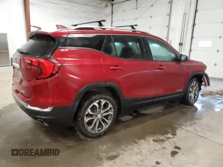 2018 GMC Terrain SLT z VIN 3GKALVEX3JL178430, wystawiony jako Copart lot #52555975 z przebiegiem 91 215 mil mil oraz Szkody całkowita. Historia ofert i sprzedaży dostępna na DreamBid. Obrazek 3.
