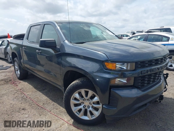 2019 Chevrolet Silverado 1500 Custom with VIN 1GCPYBEH6KZ250648, listed as a IAAI auction lot 41904571 with 72,180 mi miles and . Bid and sale history available at DreamBid. Image 1.