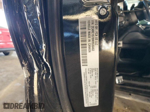 2021 Chrysler Pacifica Hybrid Limited с VIN 2C4RC1S78MR536463, выставлен на аукционе Copart как лот 42159495 с пробегом 60 519 миль миль и Списание • Salvage title. История ставок и продаж доступна на DreamBid. Изображение 14.