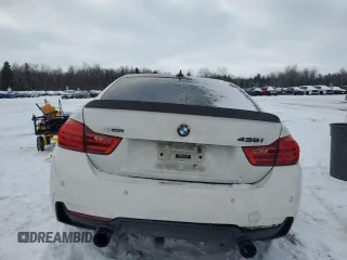 2015 BMW 4 Series 435i xDrive with VIN WBA4B3C58FGV48717, listed as a Copart auction lot 87610535 with 134,623 mi miles and Salvage Title. Bid and sale history available at DreamBid. Image 6.