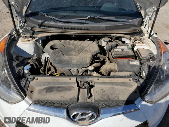 2017 Hyundai Veloster Value Edition with VIN KMHTC6AD0HU323067, listed as a Copart auction lot 47848365 with 49,839 mi miles and Salvage Title. Bid and sale history available at carsss.com. Image 11.