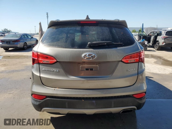 2014 Hyundai Santa Fe Sport with VIN 5XYZU3LB0EG195383, listed as a Copart auction lot 50920245 with 81,795 mi miles and Salvage Title. Bid and sale history available at carsss.com. Image 6.