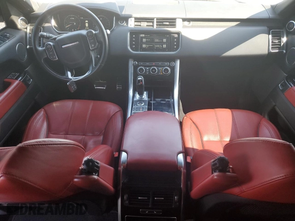 2016 Land Rover Range Rover Sport Dynamic with VIN SALWR2EF2GA581278, listed as a Copart auction lot 50249655 with 88,421 mi miles and Salvage Title. Bid and sale history available at DreamBid. Image 8.