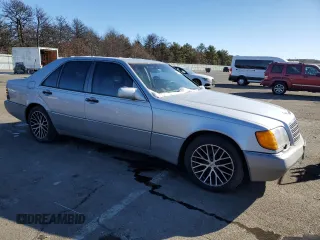 1994 Mercedes-Benz S 320 with VIN WDBGA32E1RA165230, listed as a Copart auction lot 42641875 with 74,960 mi miles and Clean Title. Bid and sale history available at DreamBid. Image 4.