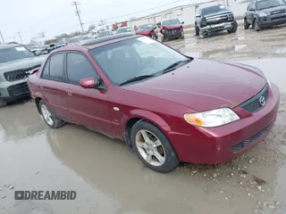 2003 Mazda Protege DX with VIN JM1BJ225430186852, listed as a IAAI auction lot 41916941 with 175,866 mi miles and . Bid and sale history available at DreamBid. Image 1.