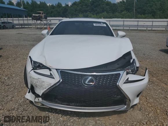 2017 Lexus RC 200t with VIN JTHHA5BC9H5007109, listed as a Copart auction lot 60424705 with 52,543 mi miles and Salvage title. Bid and sale history available at DreamBid. Image 5.