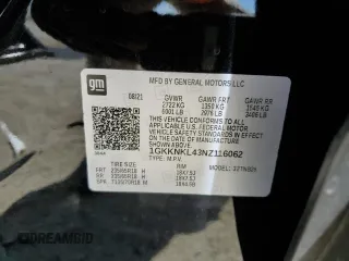 2022 GMC Acadia SLE z VIN 1GKKNKL43NZ116062, wystawiony jako Copart lot #55164855 z przebiegiem 75 544 mil mil oraz Szkody całkowita. Historia ofert i sprzedaży dostępna na DreamBid. Obrazek 13.