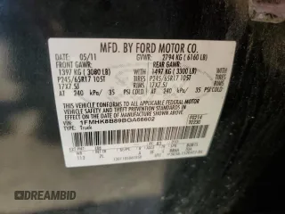 2011 Ford Explorer with VIN 1FMHK8B89BGA66602, listed as a Copart auction lot 46054475 with 131,740 mi miles and Salvage title. Bid and sale history available at DreamBid. Image 15.
