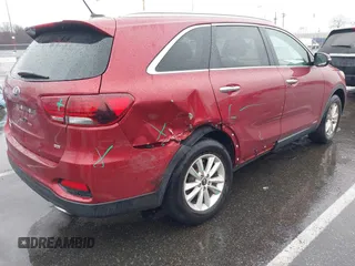 2020 Kia Sorento LX with VIN 5XYPGDA3XLG672124, listed as a IAAI auction lot 41863145 with 62,983 mi miles and . Bid and sale history available at DreamBid. Image 4.