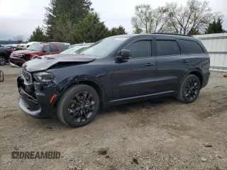 2024 Dodge Durango R/T Plus z VIN 1C4SDJCT4RC222478, wystawiony jako Copart lot #52792695 z przebiegiem 18 989 mil mil oraz Szkody całkowita. Historia ofert i sprzedaży dostępna na DreamBid. Obrazek 1.