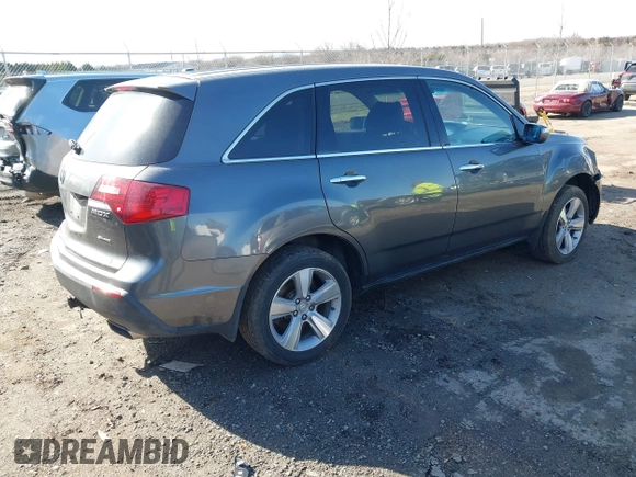 2012 Acura MDX Tech Pkg with VIN 2HNYD2H30CH506164, listed as a IAAI auction lot 41744226 with 203,501 mi miles. Bid and sale history available at carsss.com. Image 4.