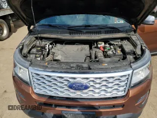 2017 Ford Explorer Platinum with VIN 1FM5K8HT8HGA16023, listed as a Copart auction lot 59529195 with 101,609 mi miles and Salvage title. Bid and sale history available at DreamBid. Image 12.