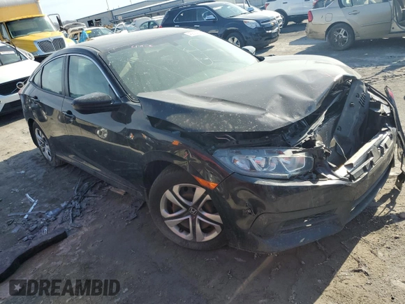 2018 Honda Civic Sedan LX with VIN 19XFC2F54JE002570, listed as a Copart auction lot 45884794 with 93,737 mi miles and Salvage Title. Bid and sale history available at carsss.com. Image 4.