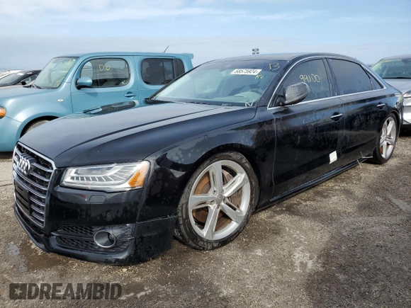 2018 Audi A8 z VIN WAU44AFD0JN000782, wystawiony jako Copart lot #68575924 z przebiegiem 99 098 mil mil oraz Nie do naprawy • Non repairable. Historia ofert i sprzedaży dostępna na DreamBid. Obrazek 1.