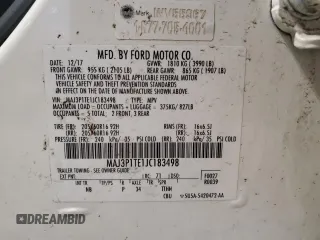2018 Ford EcoSport SE with VIN MAJ3P1TE1JC183498, listed as a Copart auction lot 54272715 with 79,151 mi miles and Clean Title. Bid and sale history available at DreamBid. Image 14.