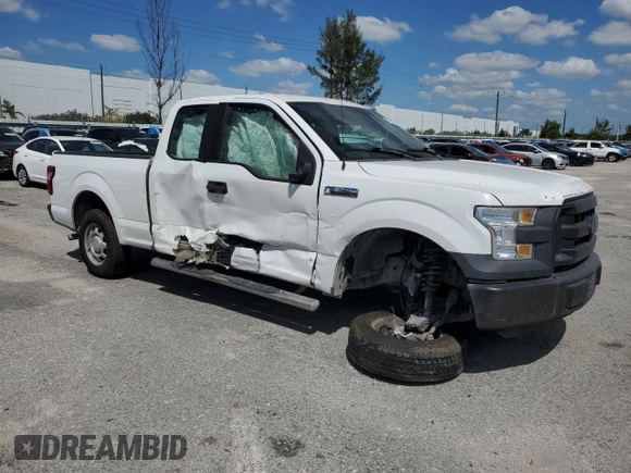 2016 Ford F-150 XL with VIN 1FTEX1C8XGFA20210, listed as a Copart auction lot 46838285 with 249,038 mi miles and Salvage title. Bid and sale history available at DreamBid. Image 4.