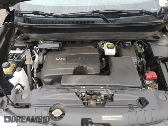 2017 Nissan Pathfinder SV with VIN 5N1DR2MM0HC695022, listed as a Copart auction lot 57045895 with 114,739 mi miles and Salvage title. Bid and sale history available at DreamBid. Image 12.