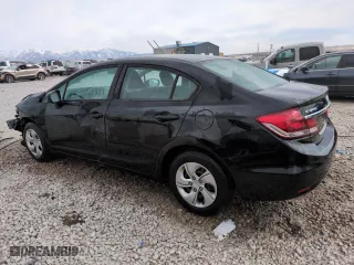 2015 Honda Civic Sedan LX with VIN 19XFB2F51FE076426, listed as a Copart auction lot 50901575 with 0 mi miles and Salvage Title. Bid and sale history available at carsss.com. Image 2.