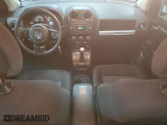 2017 Jeep Compass 75th Anniversary Edition with VIN 1C4NJDBB1HD154231, listed as a Copart auction lot 47603475 with 95,202 mi miles and Salvage Title. Bid and sale history available at carsss.com. Image 8.