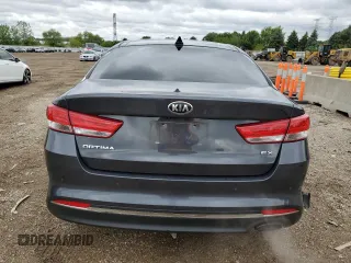 2017 Kia Optima EX with VIN 5XXGU4L35HG142838, listed as a Copart auction lot 57722595 with 132,729 mi miles and Salvage title. Bid and sale history available at DreamBid. Image 6.