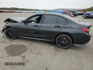 2021 BMW 3 Series M340i xDrive with VIN 3MW5U9J02M8B63206, listed as a Copart auction lot 75713254 with 33,876 mi miles and Salvage Title. Bid and sale history available at carsss.com. Image 2.