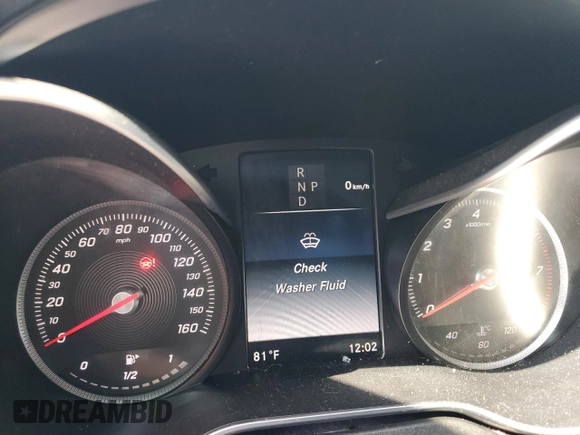 2016 Mercedes-Benz C 300 Luxury with VIN 55SWF4KB3GU120478, listed as a Copart auction lot 53124805 with Not provided miles and Salvage title. Bid and sale history available at DreamBid. Image 9.
