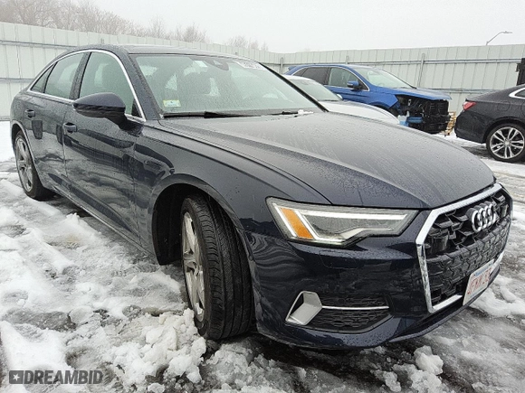 2024 Audi A6 Sedan Premium Plus with VIN WAUE3BF23RN036246, listed as a Copart auction lot 45116425 with 0 mi miles and Clean Title. Bid and sale history available at carsss.com. Image 4.