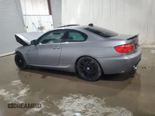 2012 BMW 3 Series 335i with VIN WBAKG7C52CE802607, listed as a Copart auction lot 82833794 with 0 mi miles and Salvage Title. Bid and sale history available at carsss.com. Image 2.