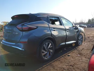 2021 Nissan Murano SL with VIN 5N1AZ2CS2MC118747, listed as a IAAI auction lot 38669107 with Not Provided miles and . Bid and sale history available at DreamBid. Image 4.