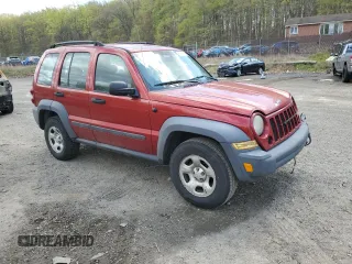 2007 Jeep Liberty Sport with VIN 1J8GL48K37W662433, listed as a Copart auction lot 52974075 with 203,744 mi miles and Salvage Title. Bid and sale history available at carsss.com. Image 4.
