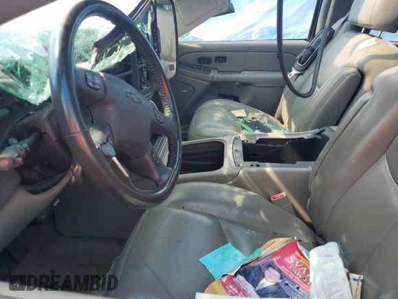 2005 Chevrolet Suburban LT with VIN 3GNEC16Z05G174248, listed as a Copart auction lot 55474945 with Not provided miles and Salvage title. Bid and sale history available at DreamBid. Image 7.