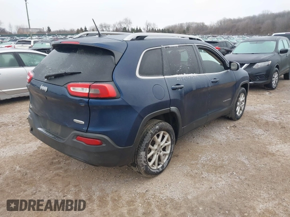 2018 Jeep Cherokee Latitude with VIN 1C4PJLCB2JD573518, listed as a IAAI auction lot 41254230 with Not provided miles and . Bid and sale history available at DreamBid. Image 4.